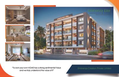 Image of 1278 Sq.ft 3 BHK Apartment / Flat for sale in Eminenza Elite, Hanspal, Bhubaneswar for Rs. 10700000