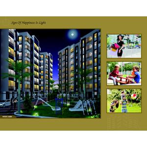 Image of 700 Sq.ft 1 BHK Apartment / Flat for sale in Shree Siddhivinayak Residency B to E Building, Chala, Vapi for Rs. 1700000