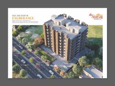 Image of 800 Sq.ft 2 BHK Apartment / Flat for sale in Shri Suraj Residency, Vavol, Gandhinagar for Rs. 4500000