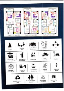 Image of 1000 Sq.ft 2 BHK Apartment / Flat for sale in Saify Signature Heights, Musakhedi, Indore for Rs. 6200000