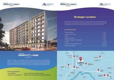 Image of 1001 Sq.ft 2 BHK Apartment / Flat for sale in Agami Infinity Park 3, Boisar, Mumbai for Rs. 4150000
