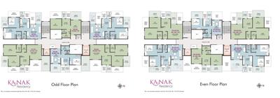 Image of 1230 Sq.ft 3 BHK Apartment / Flat for sale in Sai Siddha Kanak Residency Phase II, Kiwale, Pune for Rs. 7000000