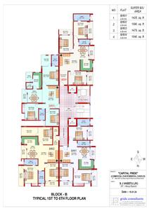 Image of 1645 Sq.ft 3 BHK Apartment / Flat for sale in SJ Capital Pride, Argora, Ranchi for Rs. 8500000