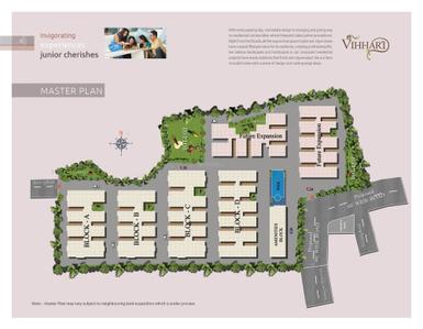 Image of 1225 Sq.ft 2 BHK Apartment / Flat for sale in Vazhraa Vihhari Phase II, Manikonda, Hyderabad for Rs. 12000000