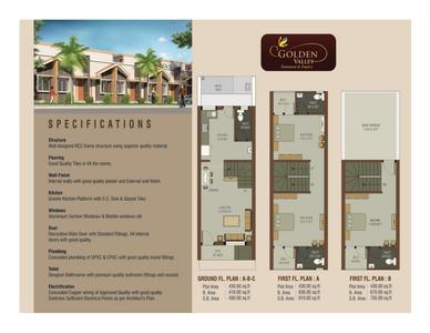 Image of 872 Sq.ft 3 BHK Independent House for sale in Hiya Golden Valley, Waghodia Road, Vadodara for Rs. 4500000