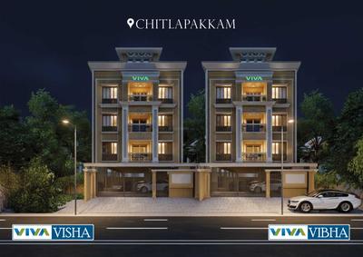 Image of 1054 Sq.ft 3 BHK Apartment / Flat for sale in Viva Visha, Chitlapakkam, Chennai for Rs. 10200000
