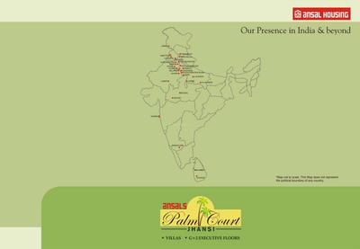 Image of 1200 Sq.ft 2 BHK Apartment / Flat for sale in Ansal Palm Court, Bajrang Colony, Jhansi for Rs. 3600000