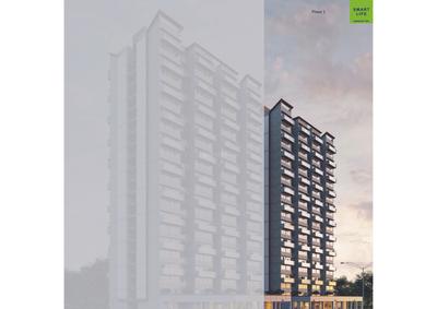 Image of 700 Sq.ft 2 BHK Apartment / Flat for sale in Sangath Smart Life I, Gujarat International Finance Tec City, Gandhinagar for Rs. 12000000