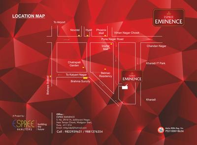 Image of 520 Sq.ft 1 BHK Apartment / Flat for sale in Espree Eminence, Wadgaon Sheri, Pune for Rs. 6200000