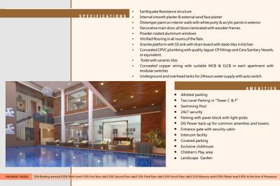 Image of 1650 Sq.ft 3 BHK Apartment / Flat for sale in Lilleria Apartments I And II, Sama Savli, Vadodara for Rs. 5700000