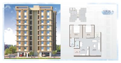 Image of 817 Sq.ft 3 BHK Apartment / Flat for sale in Ratnam Oasis, Waghodia Road, Vadodara for Rs. 4551000