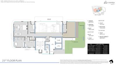 Image of 3500 Sq.ft 4 BHK Apartment / Flat for sale in S Raheja Evergreen, Bandra West, Mumbai for Rs. 310000000