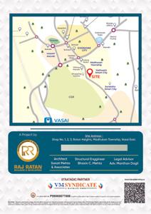 Image of 670 Sq.ft 1 BHK Apartment / Flat for sale in Raj Ratan Ratan Heights, Vasai East, Vasai for Rs. 4055000