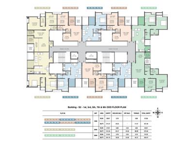 Image of 800 Sq.ft 2 BHK Apartment / Flat for sale in Jairaj Aaradhyam Phase III, Kondhwa, Pune for Rs. 4800000