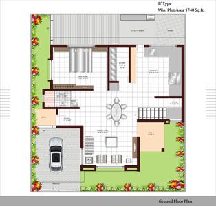 Image of 1810 Sq.ft 3 BHK Independent House for sale in Ambey Township, Kosamdi, Ankleshwar for Rs. 13500000