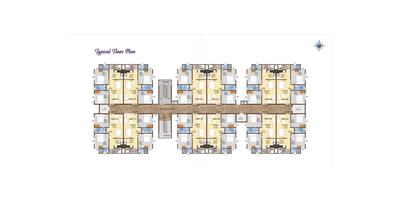 Image of 796 Sq.ft 2 BHK Apartment / Flat for sale in Confident Bilberry, Pallippuram, Thiruvananthapuram for Rs. 4550000