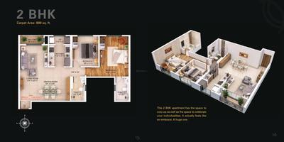 Image of 1800 Sq.ft 3 BHK Apartment / Flat for sale in DSD Aura, Borivali West, Mumbai for Rs. 45000000
