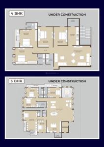 Image of 2200 Sq.ft 3 BHK Apartment / Flat for sale in Hill View Property, Kolar Road, Bhopal for Rs. 12500000