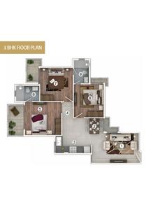 Image of 503 Sq.ft 1 BHK Apartment / Flat for sale in Pivotal Paradise, Sector 62, Gurgaon for Rs. 5650000