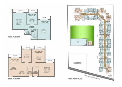 Image of 650 Sq.ft 1 BHK Apartment / Flat for sale in Neel Sidhi Orbit, Panvel, Navi Mumbai for Rs. 6200000