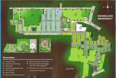 Image of 1000 Sq.ft Residential Plot / Land for sale in Goodluck Residency Phase 3, Kandul, Raipur for Rs. 3000000