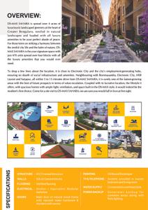 Image of 750 Sq.ft 2 BHK Apartment / Flat for sale in DS Max Sahara, Chikkanagamangala, Bengaluru for Rs. 7200000