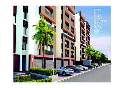 Image of 1170 Sq.ft 2 BHK Apartment / Flat for sale in Padmavati Residency, Shilaj, Ahmedabad for Rs. 6400000