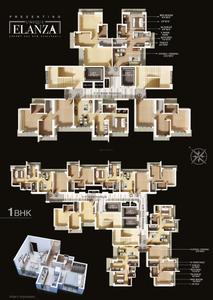 Image of 518 Sq.ft 1 BHK Apartment / Flat for sale in Unique Elanza, Mira Road East, Mira Bhayandar for Rs. 6000000
