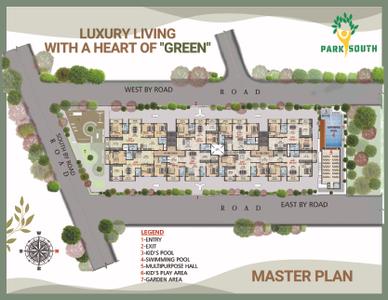 Image of 1250 Sq.ft 3 BHK Apartment / Flat for sale in Sonin Park South, Arakere, Bengaluru for Rs. 17200000