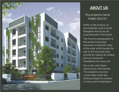 Image of 1250 Sq.ft 3 BHK Apartment / Flat for sale in Sonin Park South, Arakere, Bengaluru for Rs. 17200000
