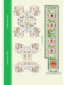 Image of 1207 Sq.ft 2 BHK Apartment / Flat for sale in Mona Greens, Nabha, Zirakpur for Rs. 5250000