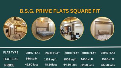 Image of 1350 Sq.ft 3 BHK Apartment / Flat for sale in BSG Prime, Narayan Vihar, Jaipur for Rs. 7975000