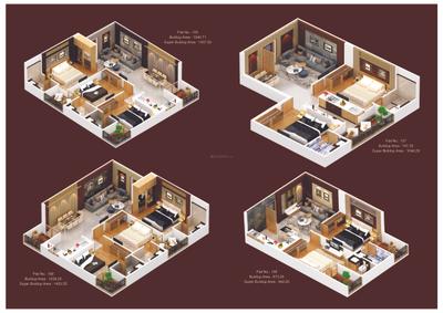 Image of 1317 Sq.ft 3 BHK Apartment / Flat for sale in Agarwal AB Iconic, Jagatpura, Jaipur for Rs. 6200000