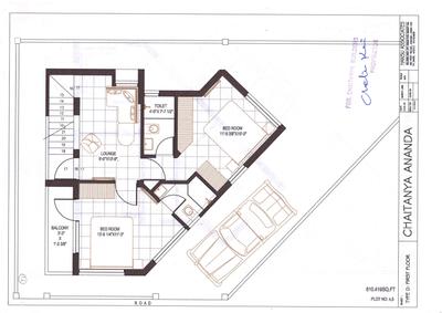 Image of 1200 Sq.ft 3 BHK Independent House for sale in Chaitanya Anand, Jitodia, Anand for Rs. 5100000