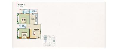 Image of 939 Sq.ft 2 BHK Apartment / Flat for sale in Kalash Parisar, Naroda, Ahmedabad for Rs. 4500000