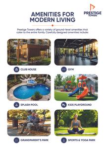 Image of 1720 Sq.ft 3 BHK Apartment / Flat for sale in Prestige Towers, Sector 117, Mohali for Rs. 10500000