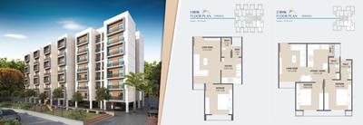 Image of 470 Sq.ft 1 BHK Apartment / Flat for sale in Aangan Sky View, Waghodia Road, Vadodara for Rs. 2400000