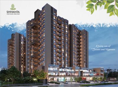Image of 1530 Sq.ft 3 BHK Apartment / Flat for sale in Shivanta, Sola, Ahmedabad for Rs. 9800000
