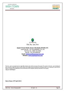 Jaypee Wish Point Brochure 9
