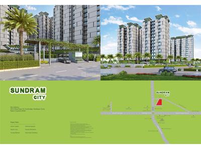 Image of 750 Sq.ft 2 BHK Apartment / Flat for sale in Aadesh Sundaram City Phase 3, Madhapar, Rajkot for Rs. 3200000