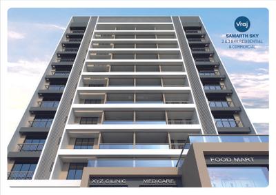 Image of 1119 Sq.ft 2 BHK Apartment / Flat for sale in Vraj Samarth Sky, Balram Nagar, Nashik for Rs. 4739000