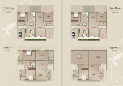 Image of 900 Sq.ft 3 BHK Independent House for sale in Rosedale County, Mujar Gamdi, Vadodara for Rs. 3500000