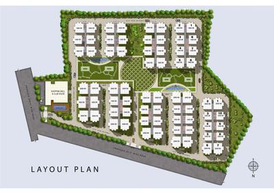 Image of 1250 Sq.ft 2 BHK Apartment / Flat for sale in Aditya Imperial Heights, Hafeezpet, Hyderabad for Rs. 10000000