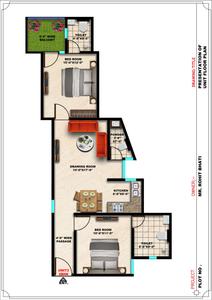 Image of 1050 Sq.ft 2 BHK Apartment / Flat for sale in Aashi Riddhi Residency, Sector 110, Noida for Rs. 4550000
