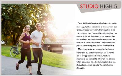 Sonu Studio High 5 Brochure 2