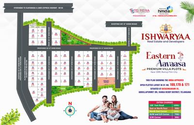 Image of 1500 Sq.ft Residential Plot / Land for sale in Eastern Aavaasa, Ramoji Film City, Hyderabad for Rs. 3841000