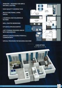 Image of 798 Sq.ft 2 BHK Apartment / Flat for sale in Happy Home Sarvoday Marvel, Kalyan West, Kalyan for Rs. 5495998