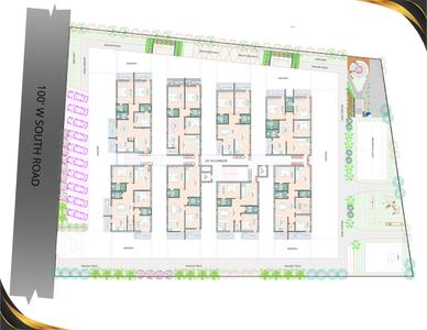 Image of 1369 Sq.ft 2 BHK Apartment / Flat for sale in Kaakatiya Diamond Heights, Velimela, Sangareddy for Rs. 7946000