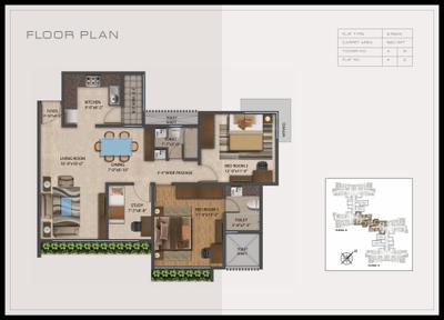 Image of 1250 Sq.ft 3 BHK Apartment / Flat for sale in Wadhwa Platina, Thane West, Thane for Rs. 23500000