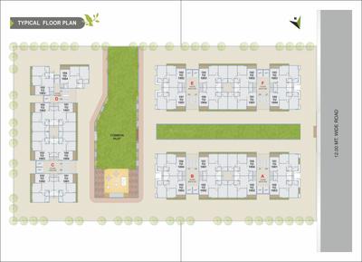 Image of 1200 Sq.ft 2 BHK Apartment / Flat for sale in Shivay Maruti Elanza, New Maninagar, Ahmedabad for Rs. 4600000